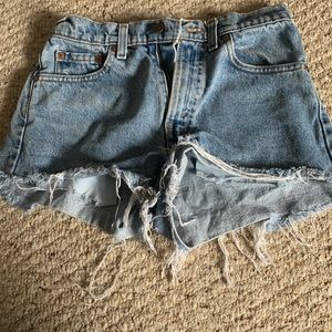 Levi’s cut off vintage shorts